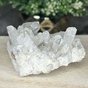 Clear Quartz Crystal Cluster from Brazil